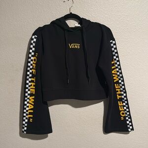 Vans checkered crop tops sweater